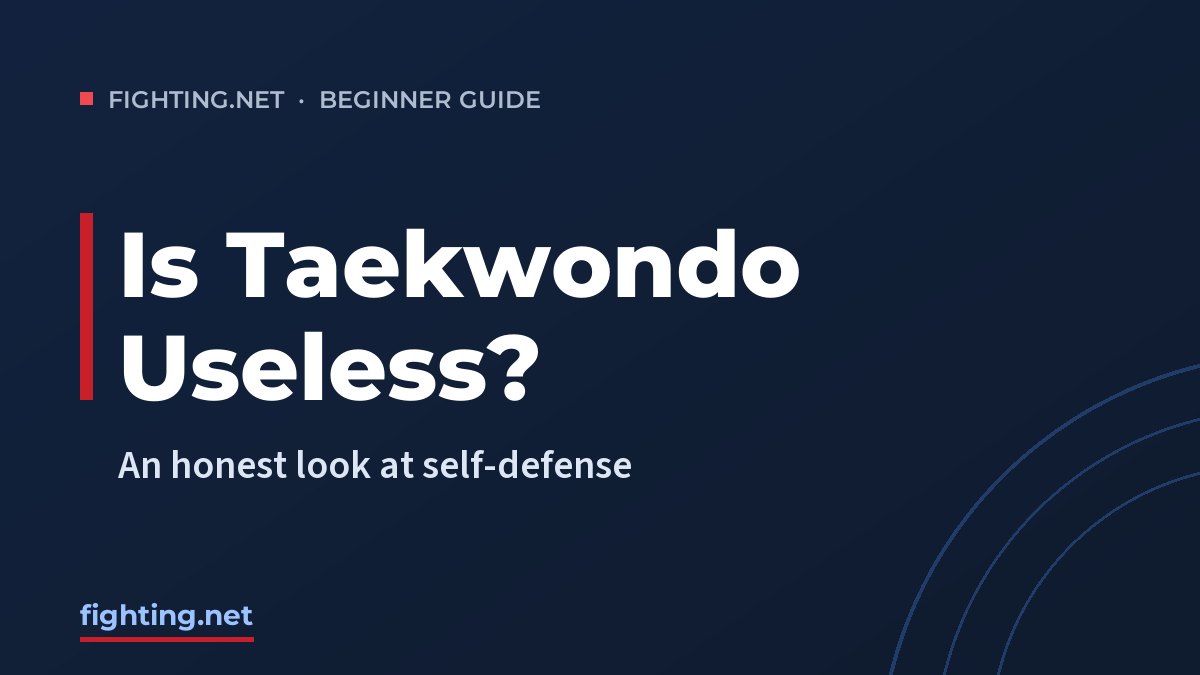 Title card: Is taekwondo useless for self-defense? An honest look